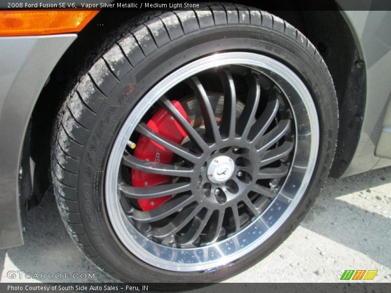 Vapor Silver Metallic / Medium Light Stone 2008 Ford Fusion SE V6