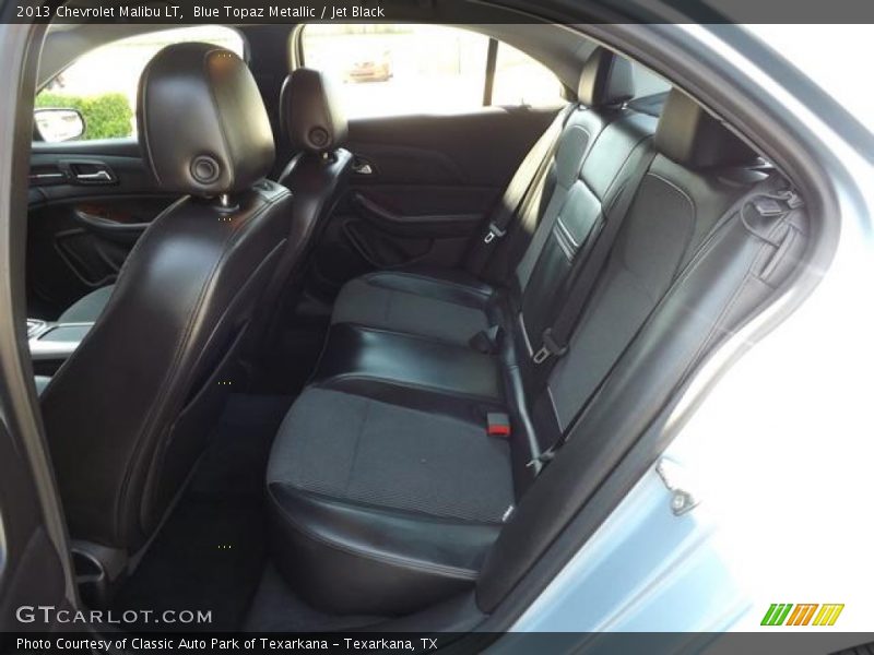 Blue Topaz Metallic / Jet Black 2013 Chevrolet Malibu LT