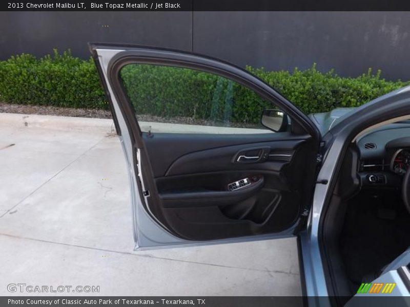 Blue Topaz Metallic / Jet Black 2013 Chevrolet Malibu LT