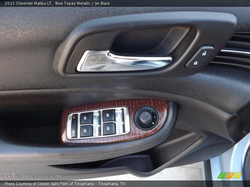 Blue Topaz Metallic / Jet Black 2013 Chevrolet Malibu LT
