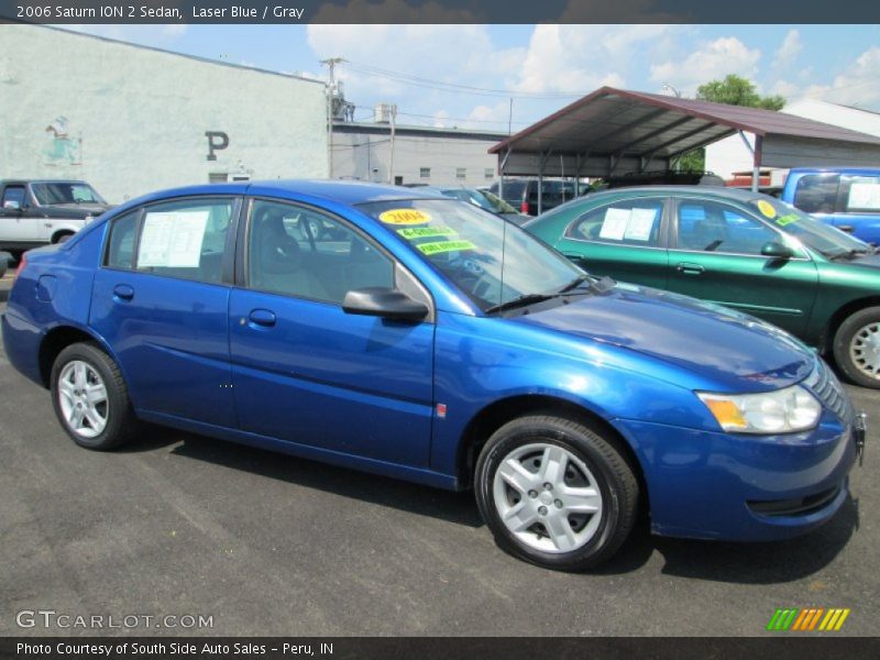 Laser Blue / Gray 2006 Saturn ION 2 Sedan