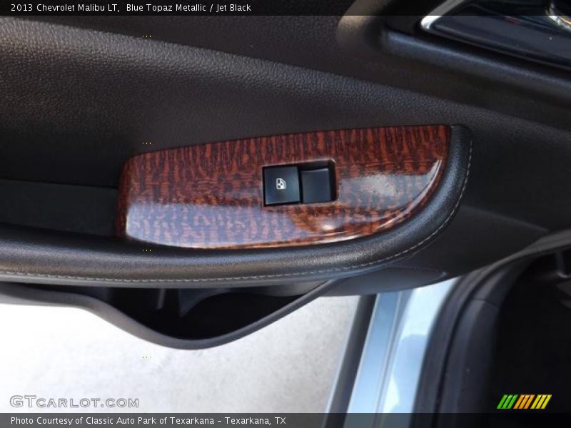 Blue Topaz Metallic / Jet Black 2013 Chevrolet Malibu LT
