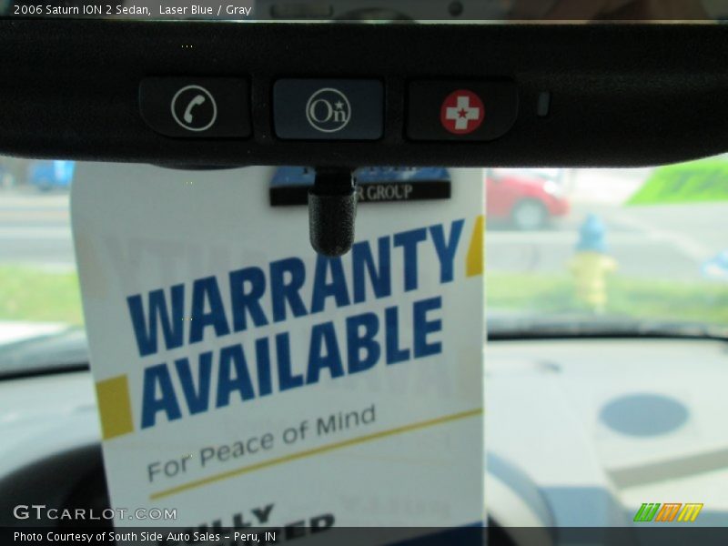 Laser Blue / Gray 2006 Saturn ION 2 Sedan