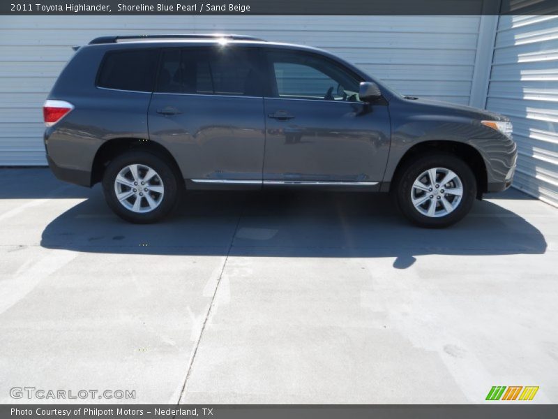 Shoreline Blue Pearl / Sand Beige 2011 Toyota Highlander