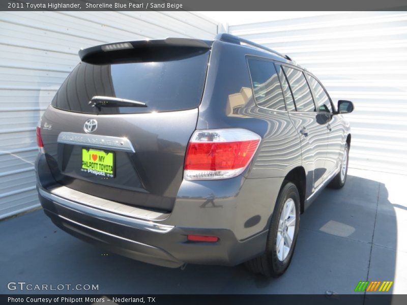 Shoreline Blue Pearl / Sand Beige 2011 Toyota Highlander