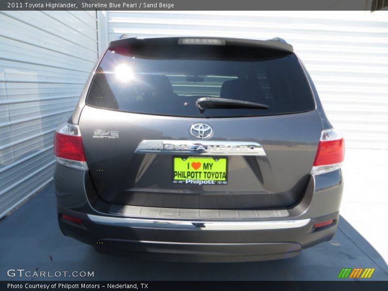 Shoreline Blue Pearl / Sand Beige 2011 Toyota Highlander