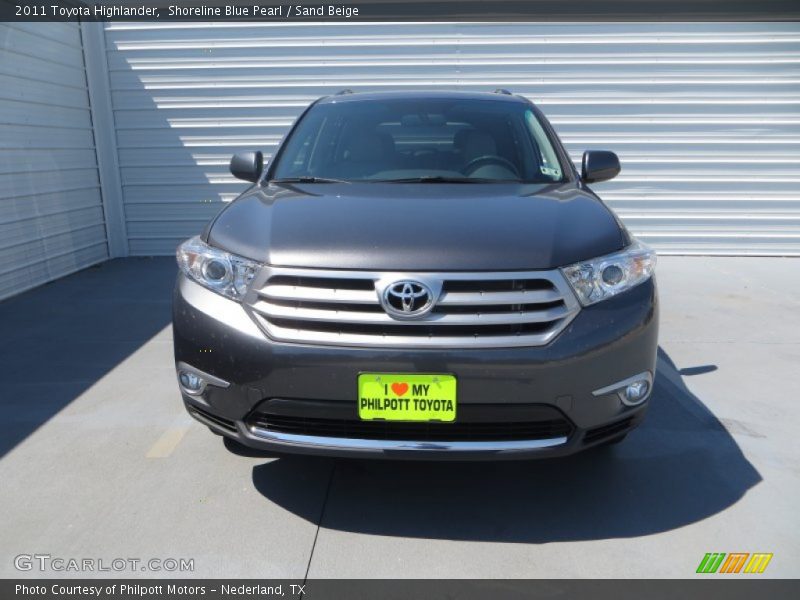 Shoreline Blue Pearl / Sand Beige 2011 Toyota Highlander