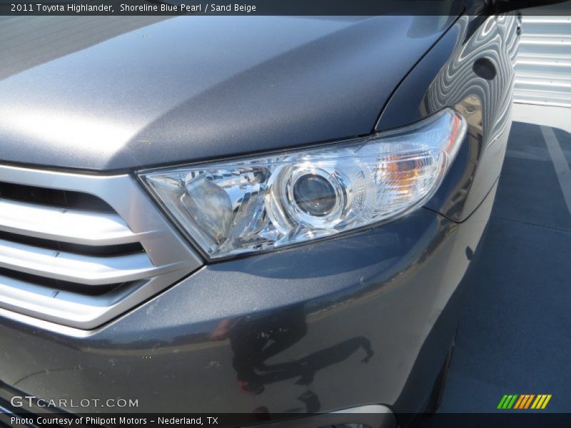 Shoreline Blue Pearl / Sand Beige 2011 Toyota Highlander