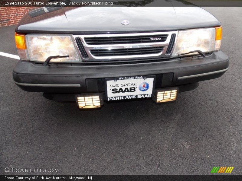 Black / Ivory/Black Piping 1994 Saab 900 Turbo Convertible