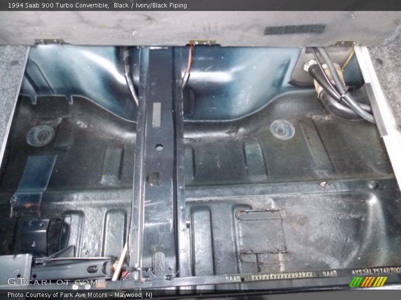 Black / Ivory/Black Piping 1994 Saab 900 Turbo Convertible