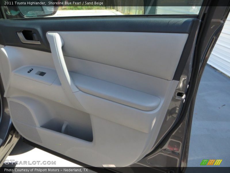 Shoreline Blue Pearl / Sand Beige 2011 Toyota Highlander