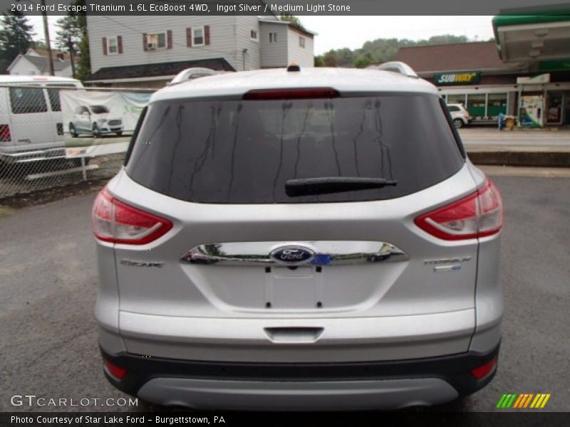 Ingot Silver / Medium Light Stone 2014 Ford Escape Titanium 1.6L EcoBoost 4WD