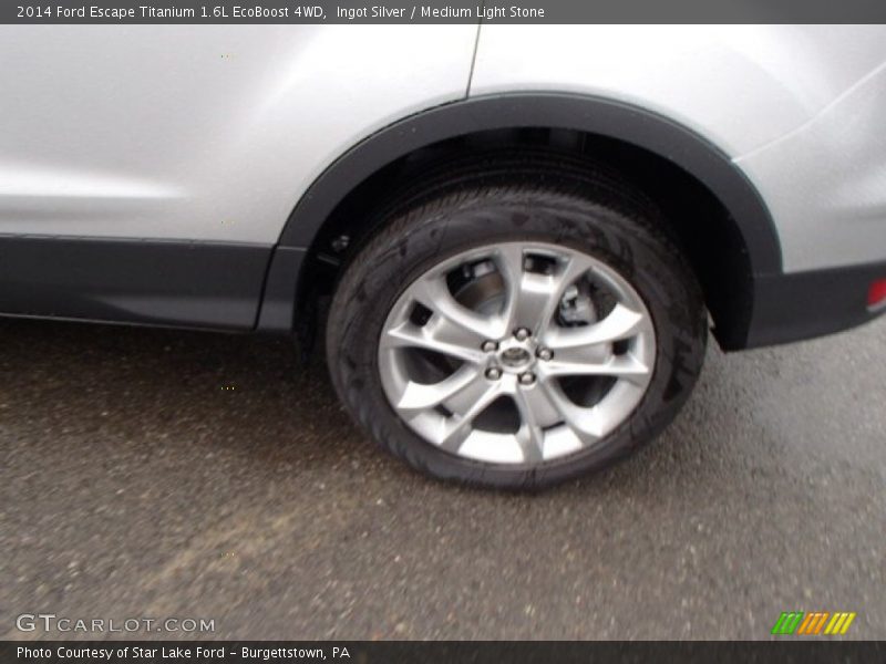 Ingot Silver / Medium Light Stone 2014 Ford Escape Titanium 1.6L EcoBoost 4WD