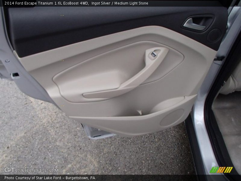 Ingot Silver / Medium Light Stone 2014 Ford Escape Titanium 1.6L EcoBoost 4WD