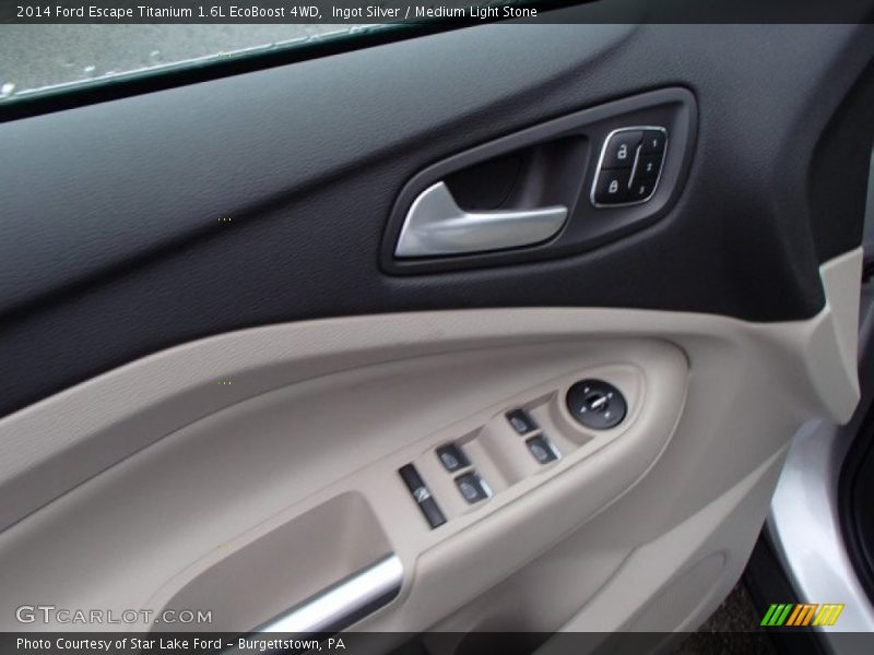 Ingot Silver / Medium Light Stone 2014 Ford Escape Titanium 1.6L EcoBoost 4WD