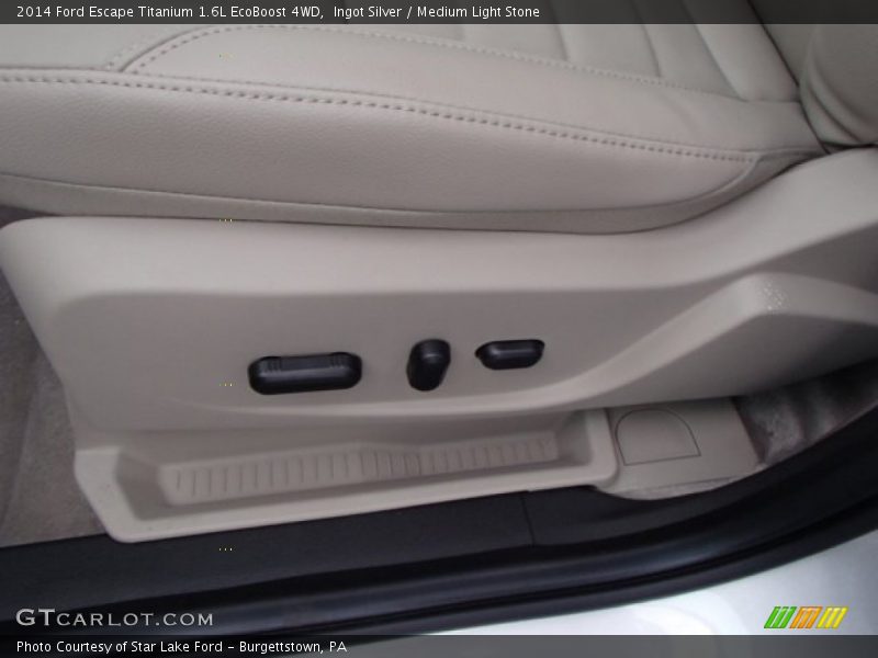 Ingot Silver / Medium Light Stone 2014 Ford Escape Titanium 1.6L EcoBoost 4WD