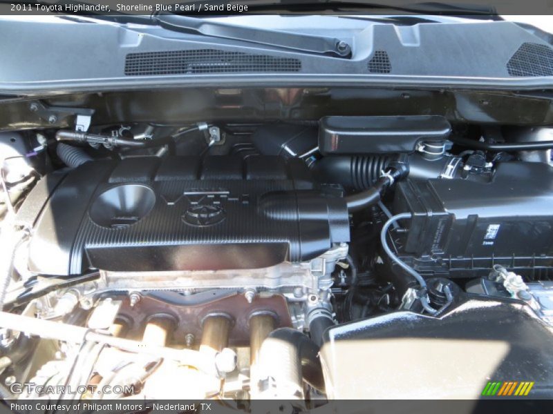 Shoreline Blue Pearl / Sand Beige 2011 Toyota Highlander