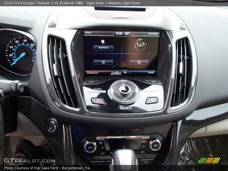 Ingot Silver / Medium Light Stone 2014 Ford Escape Titanium 1.6L EcoBoost 4WD