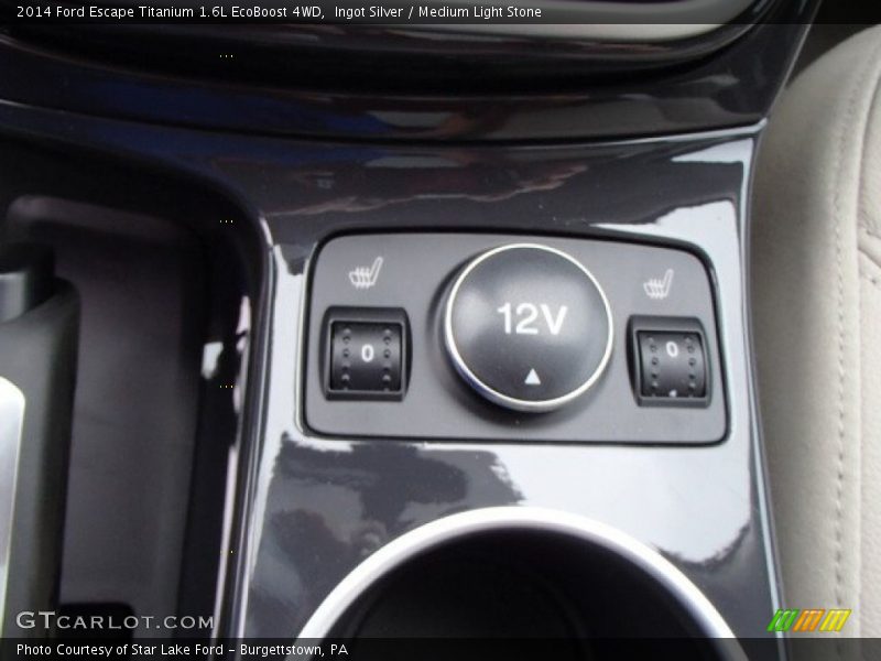 Ingot Silver / Medium Light Stone 2014 Ford Escape Titanium 1.6L EcoBoost 4WD