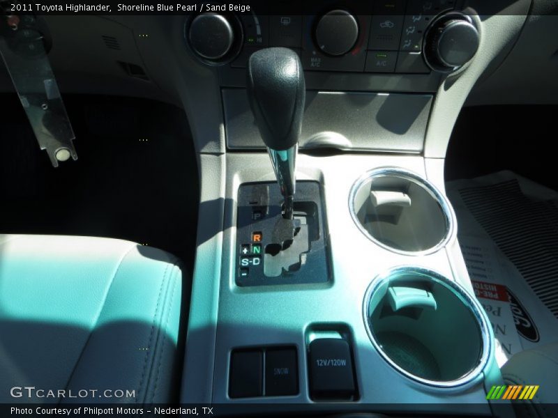 Shoreline Blue Pearl / Sand Beige 2011 Toyota Highlander
