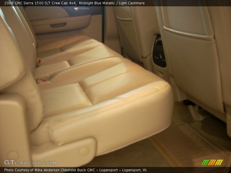 Midnight Blue Metallic / Light Cashmere 2008 GMC Sierra 1500 SLT Crew Cab 4x4