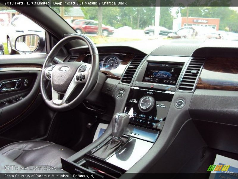 Deep Impact Blue Metallic / Charcoal Black 2013 Ford Taurus Limited