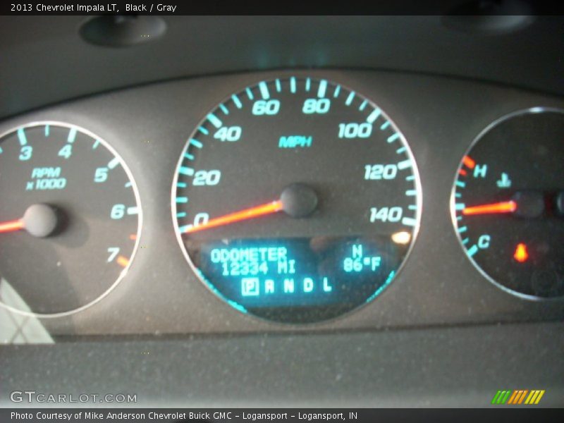 Black / Gray 2013 Chevrolet Impala LT