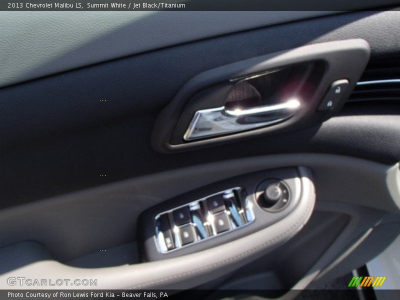 Summit White / Jet Black/Titanium 2013 Chevrolet Malibu LS