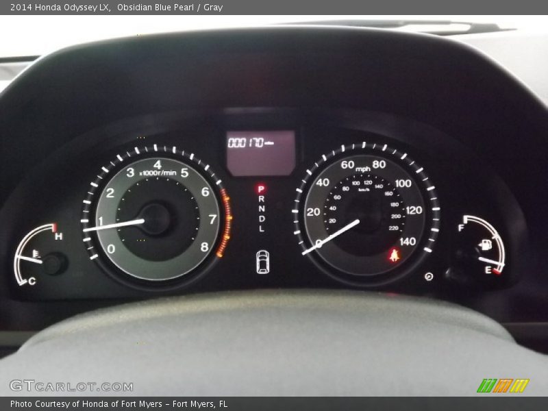  2014 Odyssey LX LX Gauges