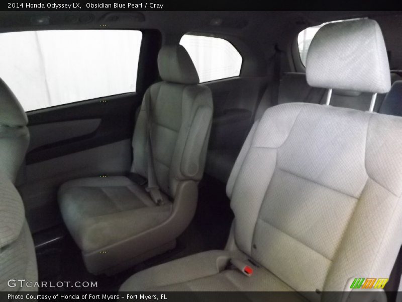 Obsidian Blue Pearl / Gray 2014 Honda Odyssey LX
