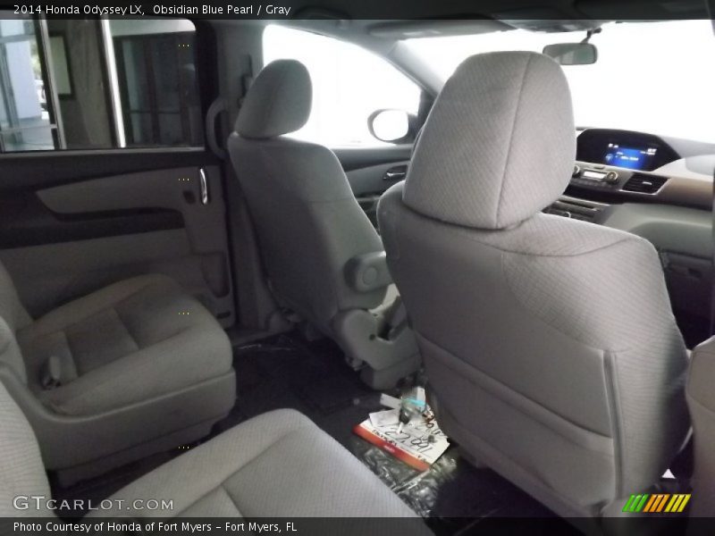 Obsidian Blue Pearl / Gray 2014 Honda Odyssey LX