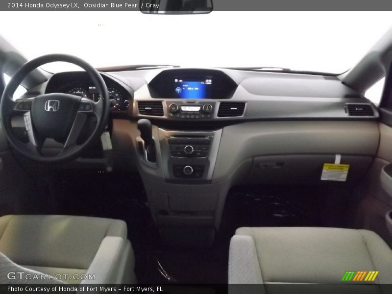 Obsidian Blue Pearl / Gray 2014 Honda Odyssey LX