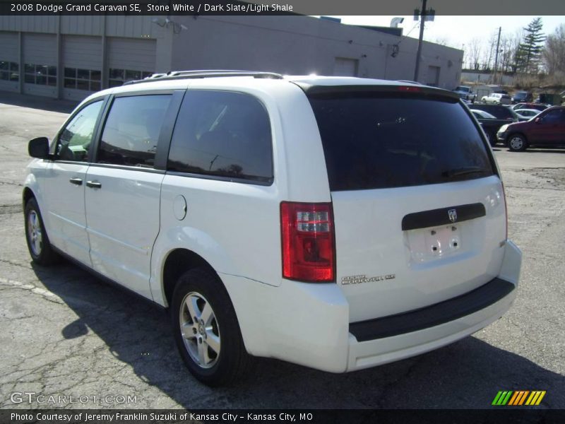 Stone White / Dark Slate/Light Shale 2008 Dodge Grand Caravan SE