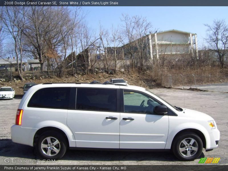 Stone White / Dark Slate/Light Shale 2008 Dodge Grand Caravan SE