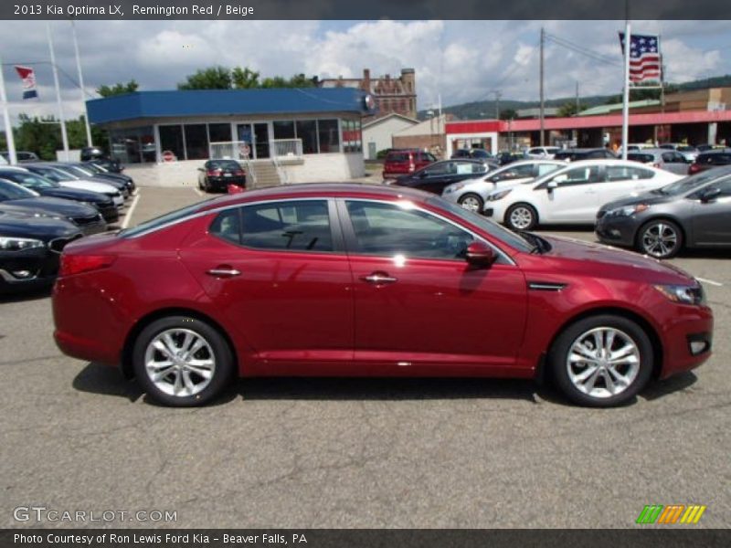 Remington Red / Beige 2013 Kia Optima LX