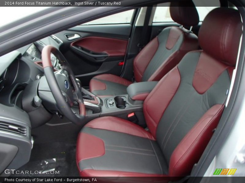 Front Seat of 2014 Focus Titanium Hatchback
