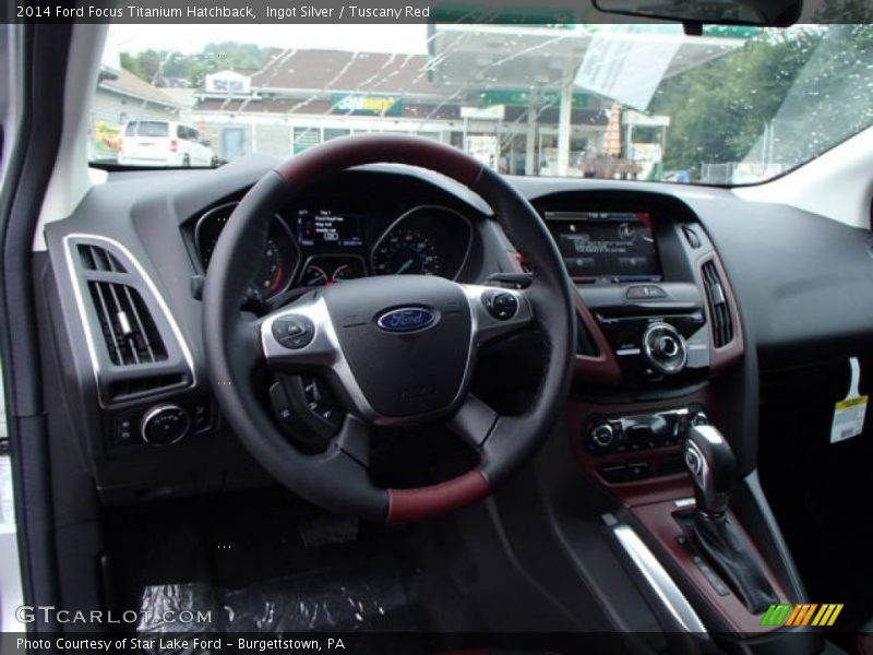 Dashboard of 2014 Focus Titanium Hatchback