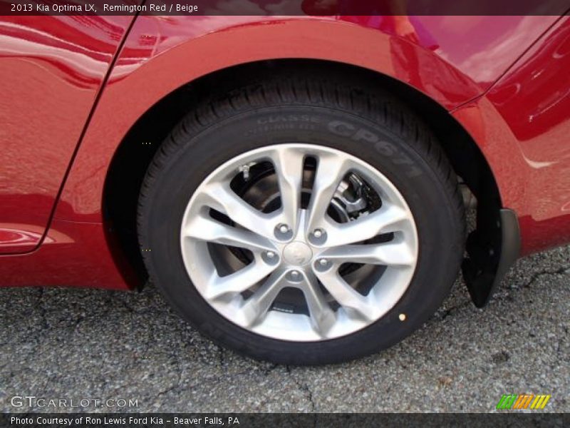 Remington Red / Beige 2013 Kia Optima LX