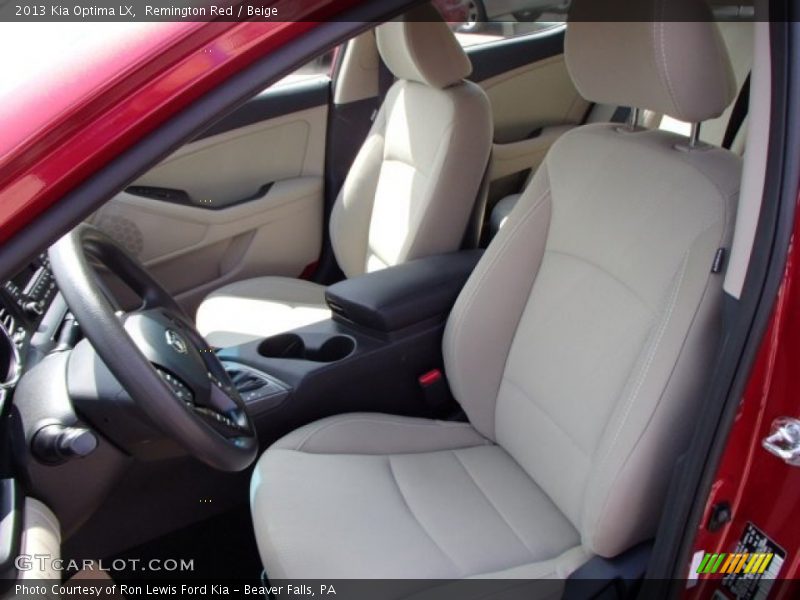 Remington Red / Beige 2013 Kia Optima LX