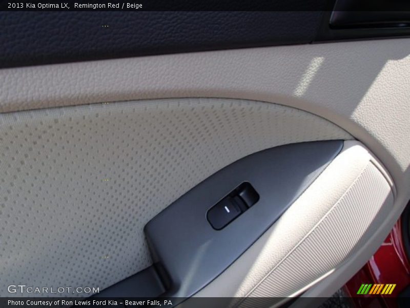 Remington Red / Beige 2013 Kia Optima LX