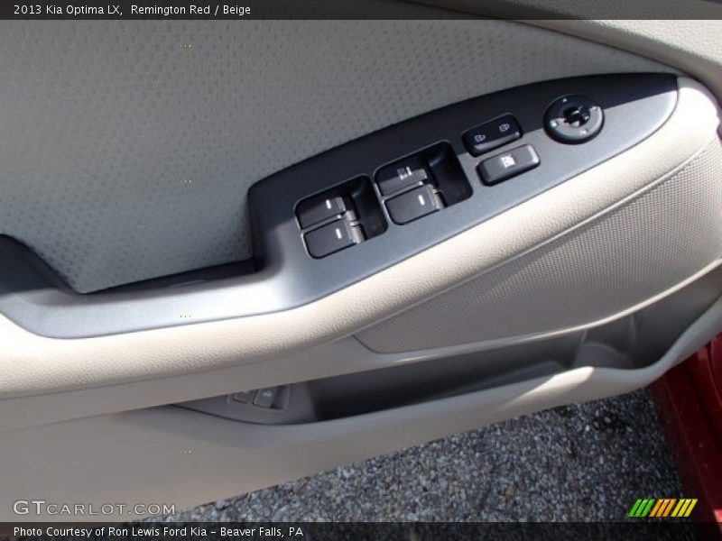 Remington Red / Beige 2013 Kia Optima LX
