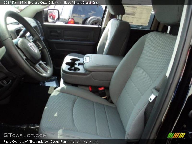 Front Seat of 2014 1500 Express Quad Cab 4x4