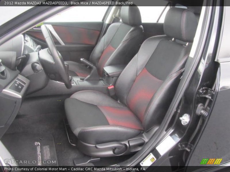 Black Mica / MAZDASPEED Black/Red 2012 Mazda MAZDA3 MAZDASPEED3