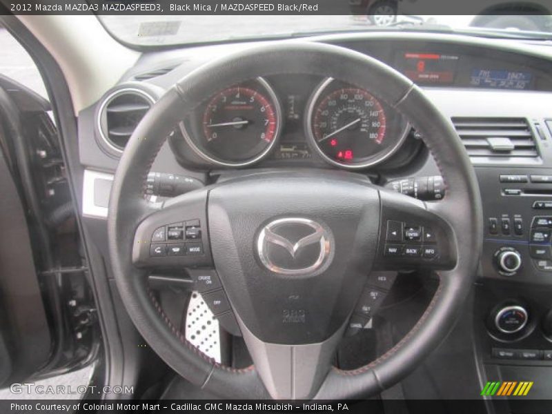 Black Mica / MAZDASPEED Black/Red 2012 Mazda MAZDA3 MAZDASPEED3