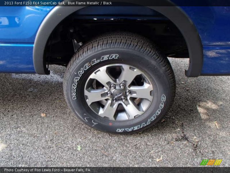 Blue Flame Metallic / Black 2013 Ford F150 FX4 SuperCab 4x4