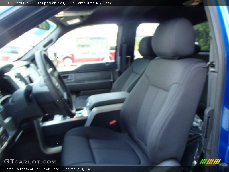 Blue Flame Metallic / Black 2013 Ford F150 FX4 SuperCab 4x4