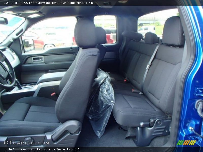 Blue Flame Metallic / Black 2013 Ford F150 FX4 SuperCab 4x4