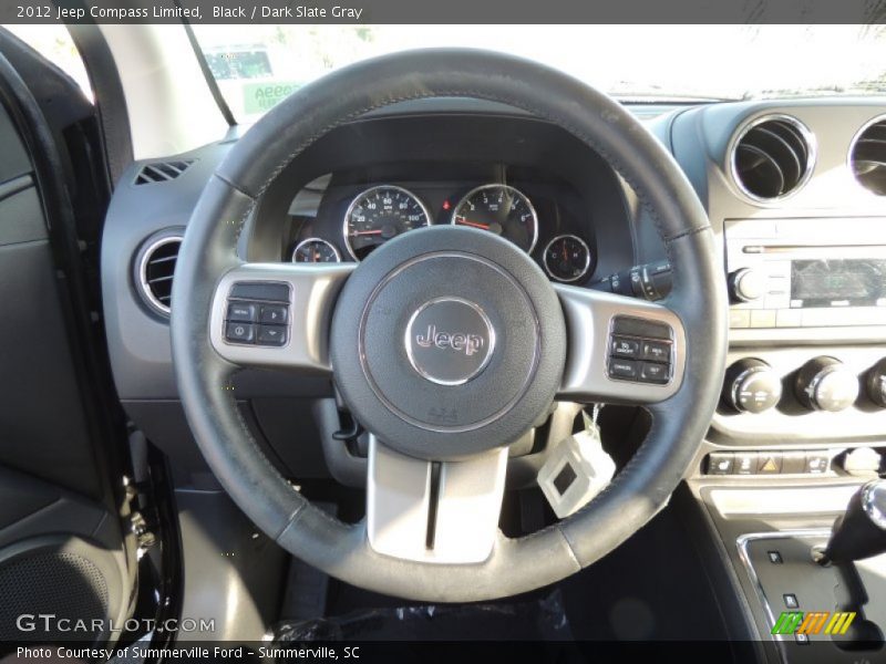 Black / Dark Slate Gray 2012 Jeep Compass Limited