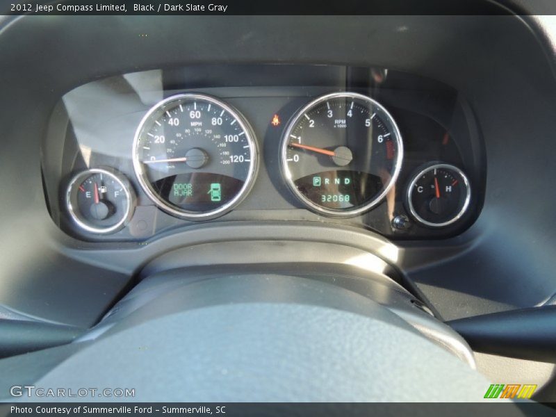 Black / Dark Slate Gray 2012 Jeep Compass Limited