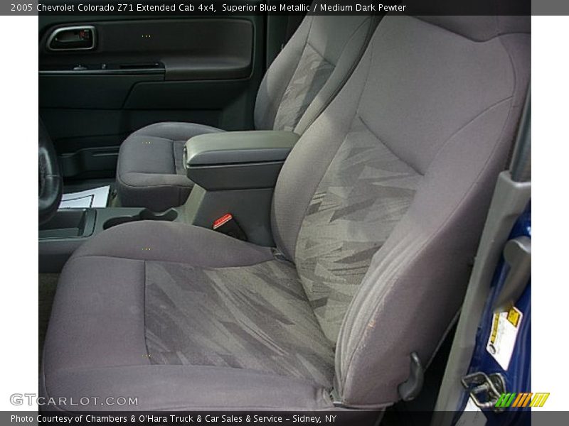 Superior Blue Metallic / Medium Dark Pewter 2005 Chevrolet Colorado Z71 Extended Cab 4x4